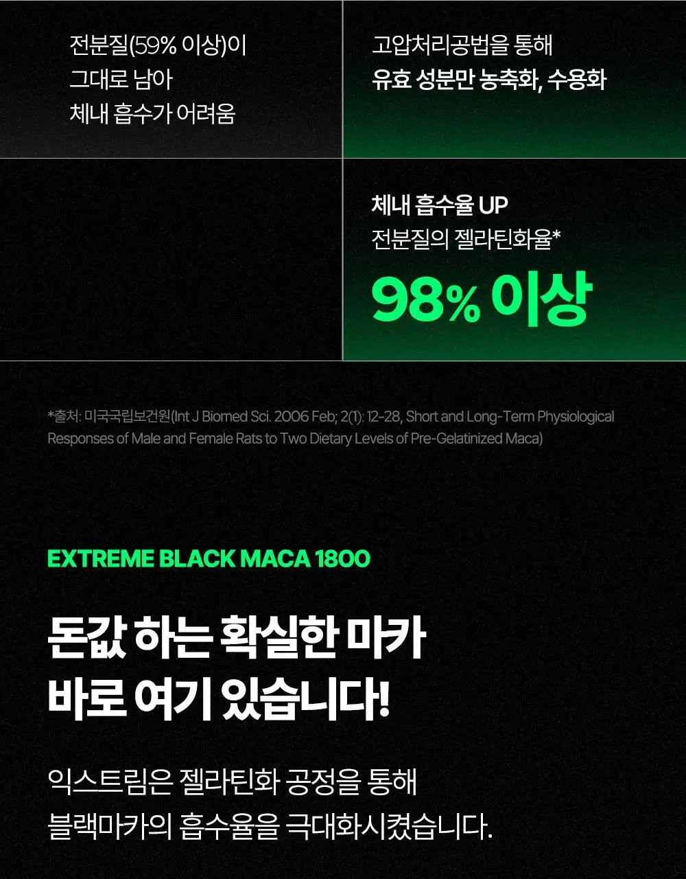[김종국PICK]익스트림 블랙마카 1800mg*120정 (1개월분) 상세페이지 24